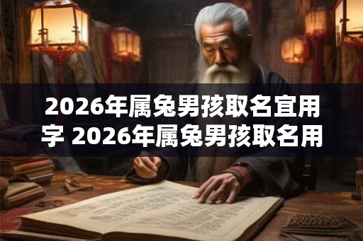 2026年属兔男孩取名宜用字 2026年属兔男孩取名用什么字