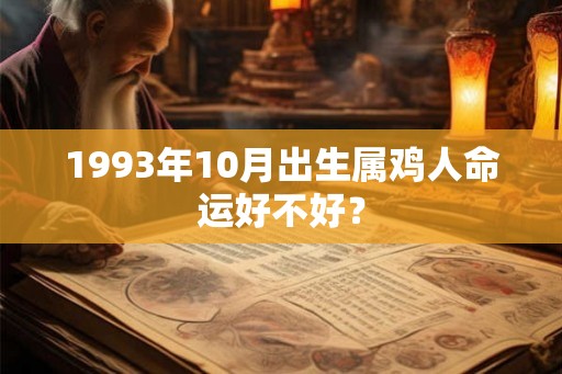 1993年10月出生属鸡人命运好不好? 1993年10月出生属鸡人命运好不好?