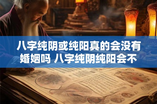 八字纯阴或纯阳真的会没有婚姻吗 八字纯阴纯阳会不会无法婚配