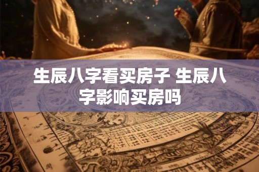 生辰八字看买房子 生辰八字影响买房吗