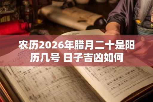 农历2026年腊月二十是阳历几号 日子吉凶如何