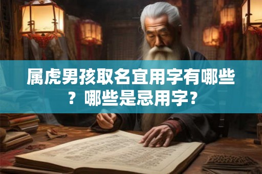 属虎男孩取名宜用字有哪些？哪些是忌用字？