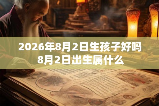 2026年8月2日生孩子好吗 8月2日出生属什么