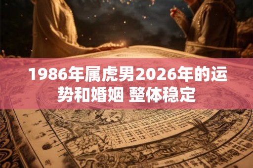 1986年属虎男2026年的运势和婚姻 整体稳定 1986年属虎男2026年的运势和婚姻 整体稳定