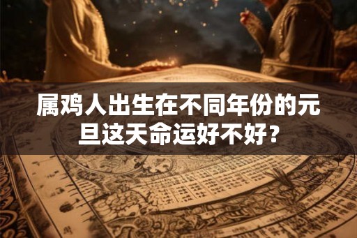 属鸡人出生在不同年份的元旦这天命运好不好？