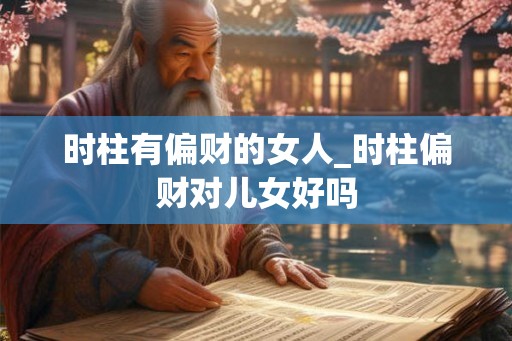 时柱有偏财的女人_时柱偏财对儿女好吗 时柱有偏财的女人_时柱偏财对儿女好吗