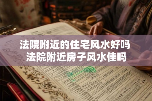 法院附近的住宅风水好吗 法院附近房子风水佳吗