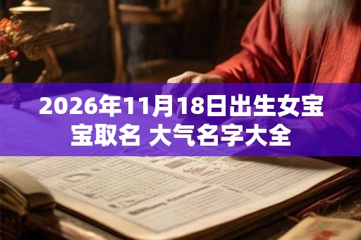2026年11月18日出生女宝宝取名 大气名字大全