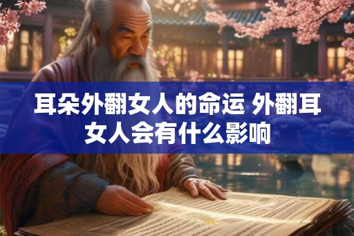 耳朵外翻女人的命运 外翻耳女人会有什么影响