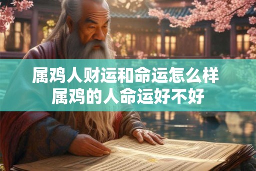 属鸡人财运和命运怎么样 属鸡的人命运好不好