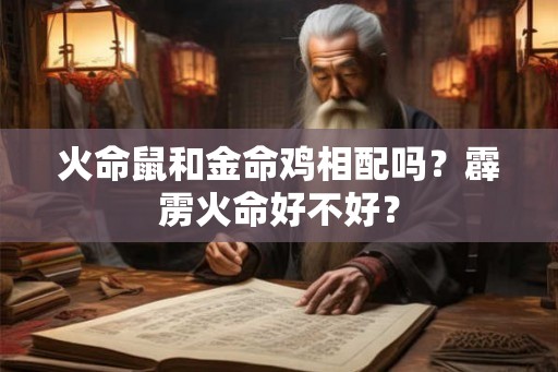 火命鼠和金命鸡相配吗？霹雳火命好不好？