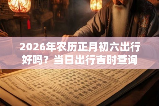 2026年农历正月初六出行好吗？当日出行吉时查询