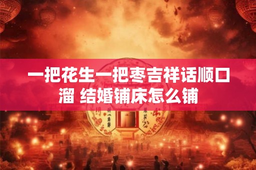 一把花生一把枣吉祥话顺口溜 结婚铺床怎么铺