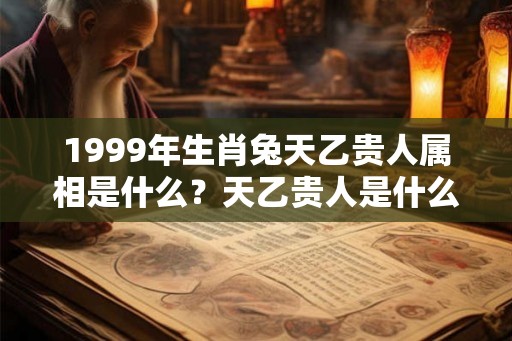 1999年生肖兔天乙贵人属相是什么？天乙贵人是什么贵人？