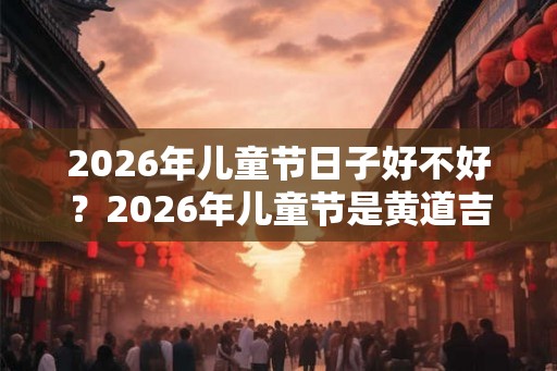 2026年儿童节日子好不好？2026年儿童节是黄道吉日吗？