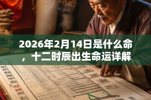 2026年2月14日是什么命,十二时辰出生命运详解 2026年2月14日是什么命,十二时辰出生命运详解