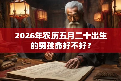 2026年农历五月二十出生的男孩命好不好？