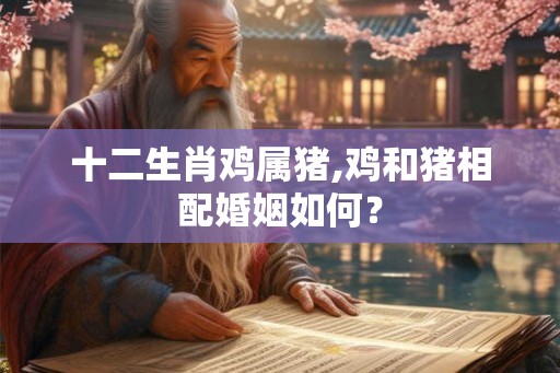 十二生肖鸡属猪,鸡和猪相配婚姻如何？