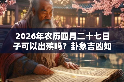 2026年农历四月二十七日子可以出殡吗？卦象吉凶如何？