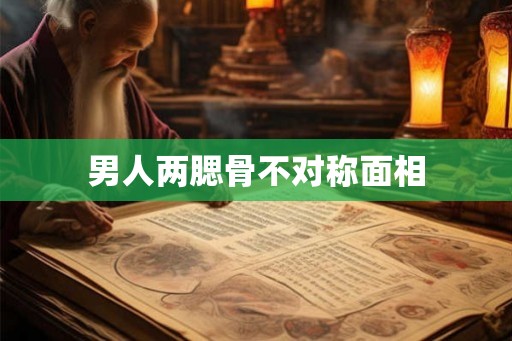 男人两腮骨不对称面相