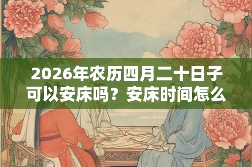 2026年农历四月二十日子可以安床吗？安床时间怎么选？