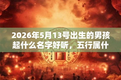 2026年5月13号出生的男孩起什么名字好听,五行属什么 2026年5月13号出生的男孩起什么名字好听,五行属什么