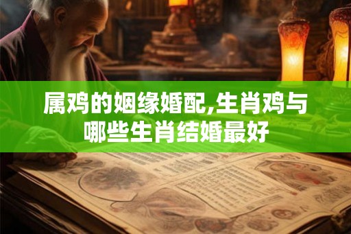 属鸡的姻缘婚配,生肖鸡与哪些生肖结婚最好