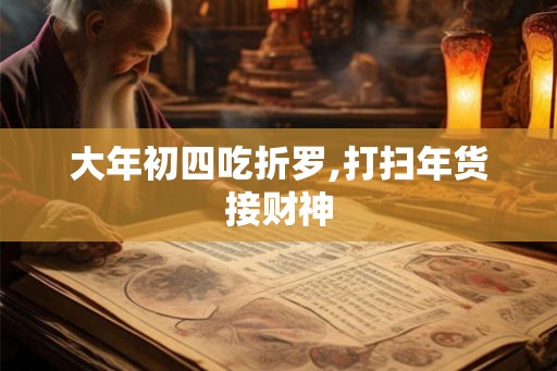 大年初四吃折罗,打扫年货接财神
