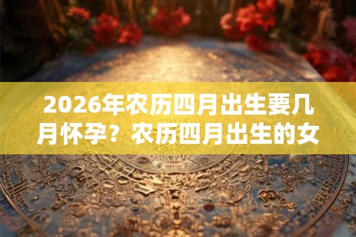2026年农历四月出生要几月怀孕？农历四月出生的女人命运