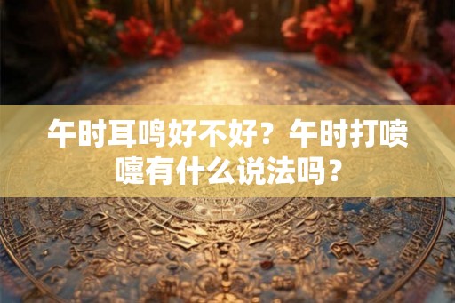午时耳鸣好不好？午时打喷嚏有什么说法吗？