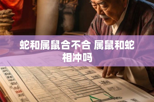 蛇和属鼠合不合 属鼠和蛇相冲吗 蛇和属鼠合不合 属鼠和蛇相冲吗