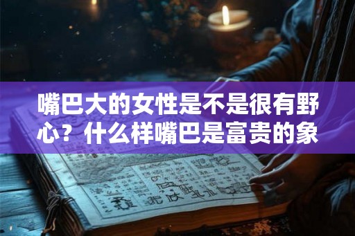 嘴巴大的女性是不是很有野心？什么样嘴巴是富贵的象征？