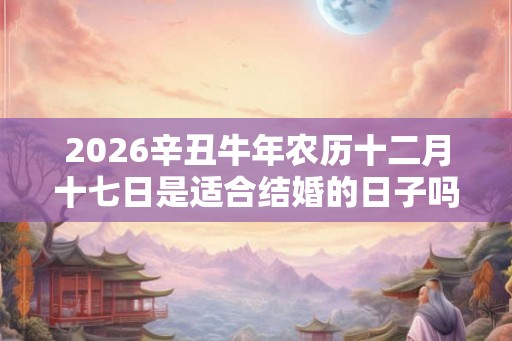 2026辛丑牛年农历十二月十七日是适合结婚的日子吗？