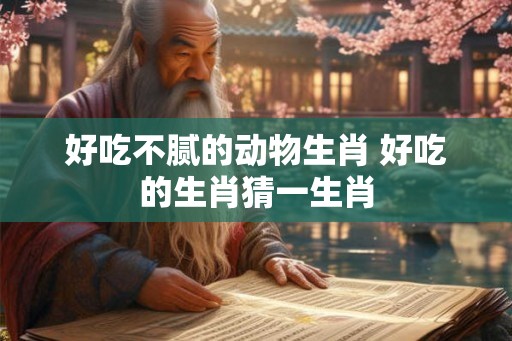 好吃不腻的动物生肖 好吃的生肖猜一生肖