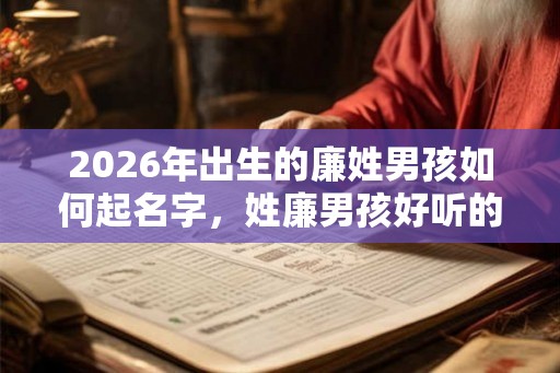 2026年出生的廉姓男孩如何起名字，姓廉男孩好听的名字