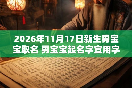 2026年11月17日新生男宝宝取名 男宝宝起名字宜用字
