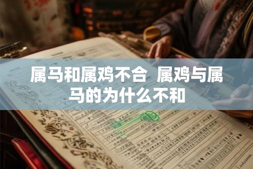 属马和属鸡不合  属鸡与属马的为什么不和