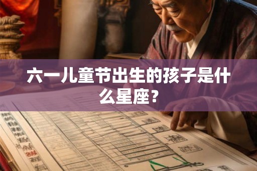 六一儿童节出生的孩子是什么星座？
