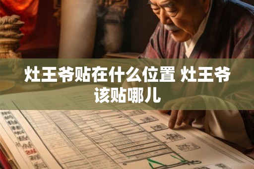 灶王爷贴在什么位置 灶王爷该贴哪儿