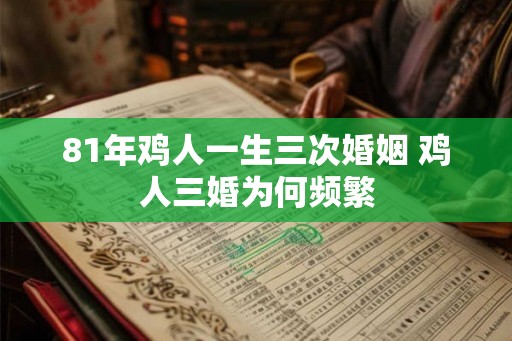 81年鸡人一生三次婚姻 鸡人三婚为何频繁