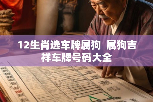 12生肖选车牌属狗 属狗吉祥车牌号码大全 12生肖选车牌属狗 属狗吉祥车牌号码大全