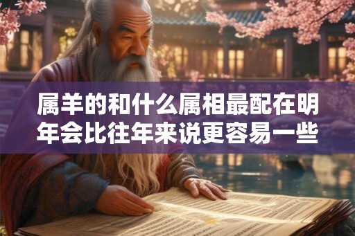 属羊的和什么属相最配在明年会比往年来说更容易一些吗