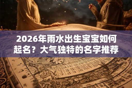 2026年雨水出生宝宝如何起名？大气独特的名字推荐