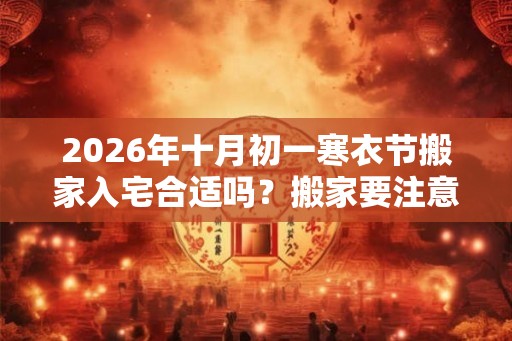 2026年十月初一寒衣节搬家入宅合适吗?搬家要注意什么? 2026年十月初一寒衣节搬家入宅合适吗?搬家要注意什么?