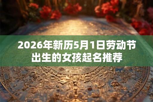 2026年新历5月1日劳动节出生的女孩起名推荐