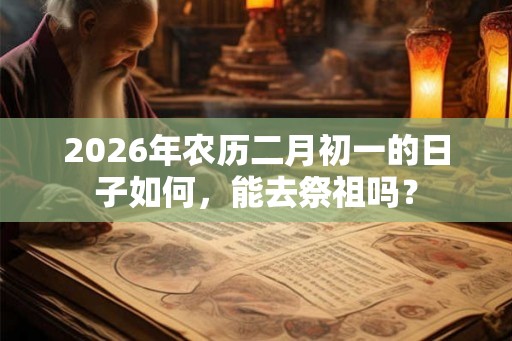 2026年农历二月初一的日子如何,能去祭祖吗? 2026年农历二月初一的日子如何,能去祭祖吗?