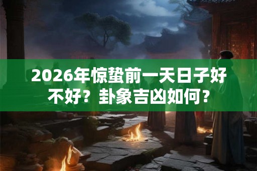 2026年惊蛰前一天日子好不好?卦象吉凶如何? 2026年惊蛰前一天日子好不好?卦象吉凶如何?