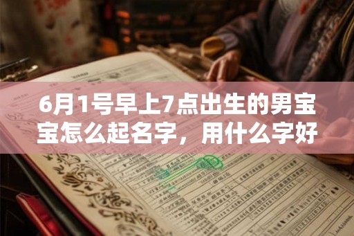 6月1号早上7点出生的男宝宝怎么起名字，用什么字好