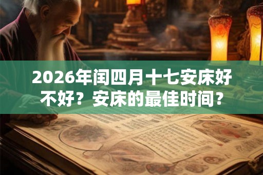 2026年闰四月十七安床好不好？安床的最佳时间？