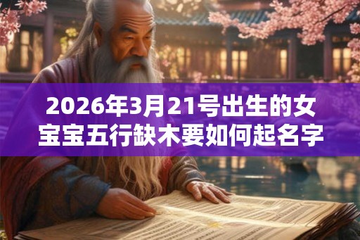 2026年3月21号出生的女宝宝五行缺木要如何起名字